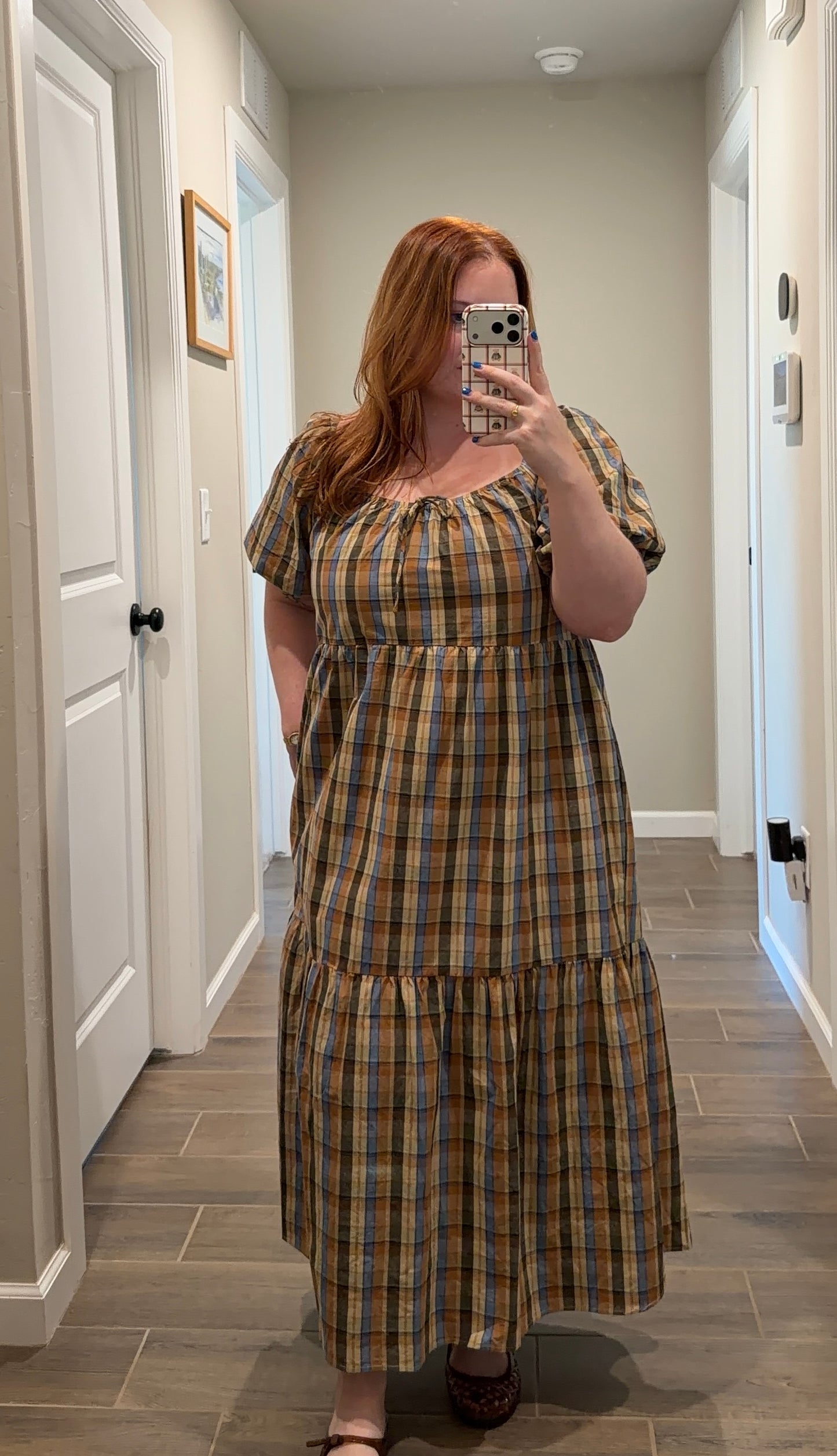 Harvest Puff Sleeve Maxi Dress