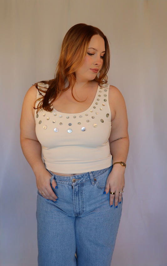 Pearl Ribbed Tank