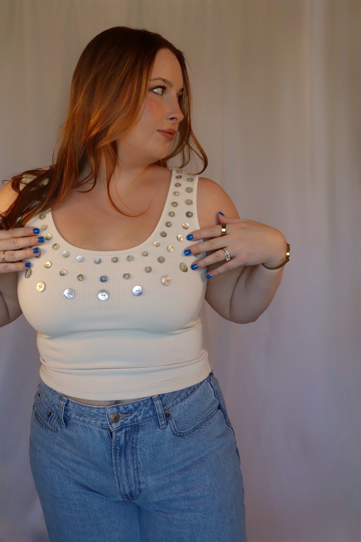 Pearl Ribbed Tank