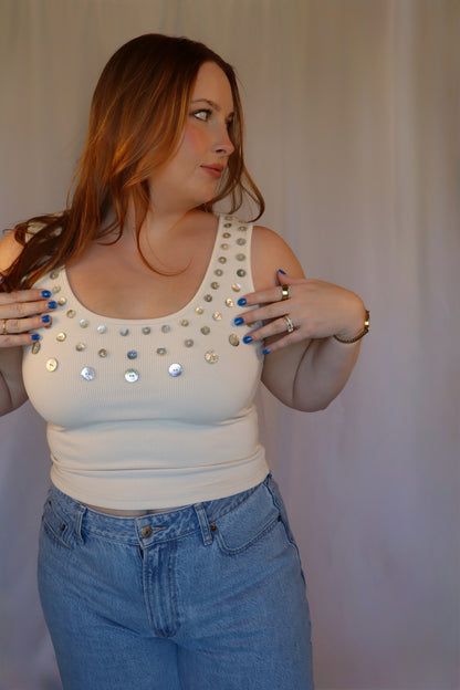 Pearl Ribbed Tank