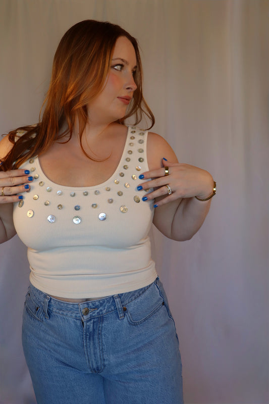 Pearl Ribbed Tank
