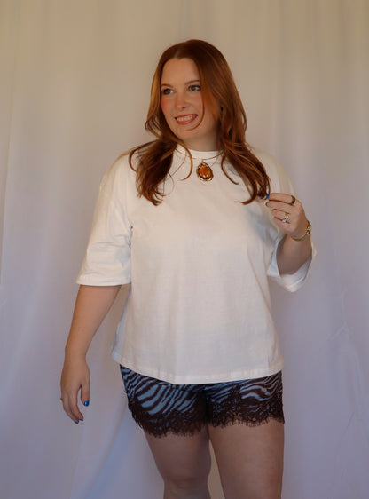 Zebra Lace Shorts