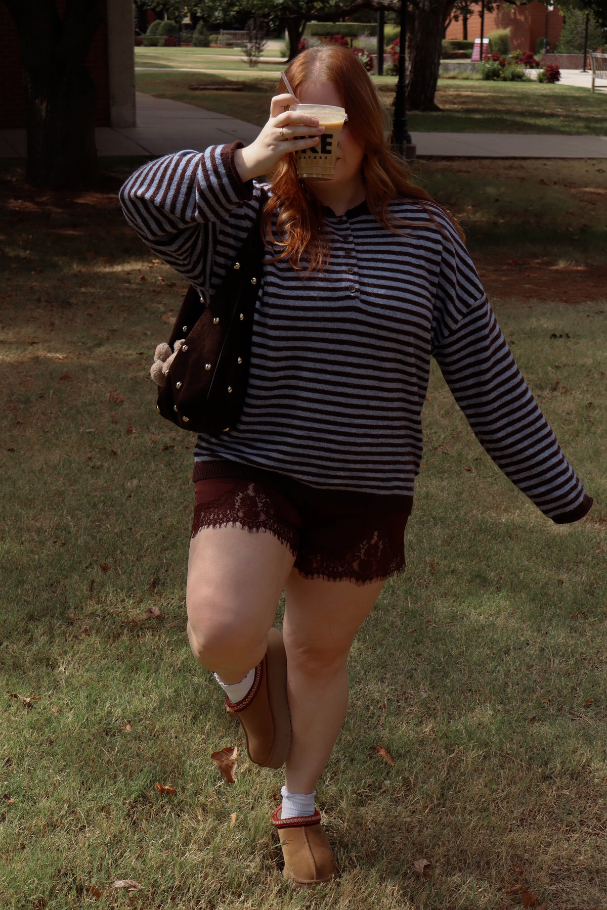 Chocolate Lace Shorts