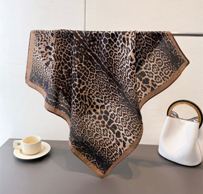 Paisley Cotton-linen Texture Square Scarf